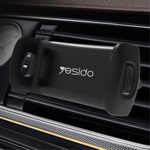 레이 모닝 송풍구 핸드폰 거치대 k7 마티즈 차량용 미니쿠퍼 아반떼MD, 블랙