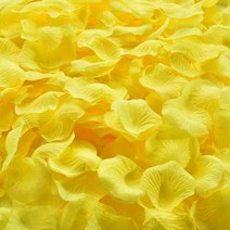 인테리어 조화 핑크뮬리 미스모네 스위트피 100/500/1000pcs 인공 장미 꽃잎 로맨틱 꽃 실크 발렌타인 데이, 19 yellow_01 100pcs