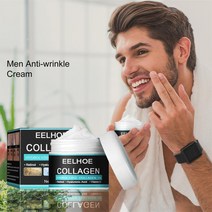 Eelhoe 남성 안티 에이징 크림 퍼밍 스킨 모이스춰 라이징 뉴 리싱 스킨 케어 오일 컨트롤 콜라겐 리프트 Firm 안티 링클 크림, 04. 30g in box