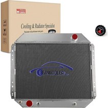 EGINCOOLER 1966-1979 포드 F100 F150 F250 F350 픽업 트럭 브롱코 L6 V8 엔진용 3열 코어 알루미늄 라디에이터, 3 Row Radiator