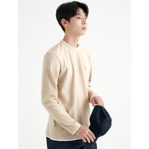 [빈폴] 베이지 배색 레이어드 라운드넥 티셔츠 (BC2841A40A)