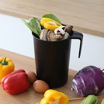 음식물쓰레기통 2L 3컬러 위생적인 밀폐형 음식물 쓰레기통 원룸소품 집꾸미기 생활템 신혼라이프 음식물통 음쓰통, 그레이