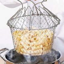 이지퀵 스텐망 건지개 채소 데치기 건지기망