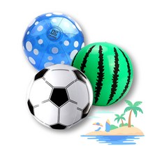 TLstory 비치볼 수박공 축구공 땡땡이공 물놀이 공놀이 에어 탱탱볼 3종 808 비치볼 (12개1세트) 어린이 유아 물놀이 장난감 물놀이용품, 땡땡이,수박공