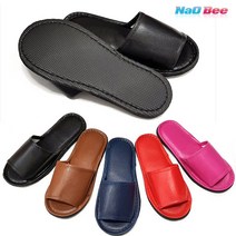 NaOBee 다용도 가죽 레쟈슬리퍼 학원슬리퍼 실내화 [GNJ], 여성레드