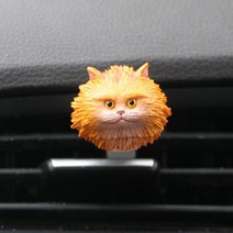 고양이 공기청정기 애견 악취 미세먼지 냄새제거 Car Vent Clip Air Freshener Cute Cat Diffuser Creative, 01 Black