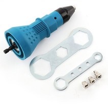 리벳어댑터 전기 리벳 건 2.4mm-4.8mm 너트 드릴 어댑터 무선 팅 도구 삽입 풀, 02 A