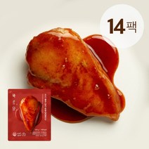 바르닭 소스품은 닭가슴살 양념치킨맛, 100g, 14팩