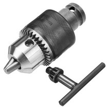 1.5-10mm 1/16 인치 - 3/8 인치 용량 키 드릴 척 렌치 컨버터 1/2 인치 소켓 광장 여성 어댑터, 하나, 검정
