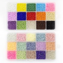 ARTNISM 동백이 반지 팔찌 만들기 재료 공예 세트 마스크스트랩 줄 시드비즈 3mm 15색 SET 모음, 03 A TYPE 파스텔
