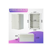 정션박스 전선연결 스위치덮개 케이블커넥터 ABS 방수 상자 f 플라스틱 DIY PC 케이스 전자 장비 보관 접속 야외 금고, 240X160X120