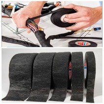 내열 배선 하네스 테이프 직기 천 패브릭 접착 케이블 보호, 03 9mm, 01 15M