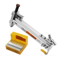 타정총 타카 Manual Steel Nail Gun Semi Automatic Cement Wire Slot Device Machine, 04 02