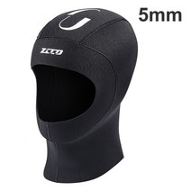 보온 네오프렌 잠수복 후드 스쿠버 다이빙 스노클링 카약 항해 서핑 모자 5mm 및, 05 H51-5mm_01 S