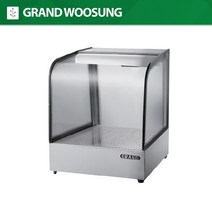 우성 온장고 W400 곡면 1단 GWHCTK04HAS1 업소용 온장쇼케이스, 2단