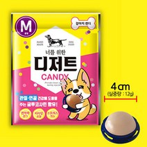 붙이는 강아지 사탕 간식 M 2개 강아지신부전간식 츄르강아지 개츄르 애견츄르 개죽