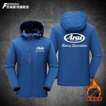 Arai 아라이 오토바이 바이크 겨울기모 바람막이 자켓 화이트