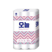 오늘 무형광 3겹 화장지 18m, 30롤, 1팩