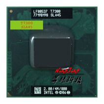 인텔 코어 2 듀오 T7300 SLA45 SLAMD 2.0 GHz 듀얼 스레드 CPU 프로세서 4M 35W 소켓 P, One Color_One Size, 상세 설명 참조0