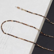 자연주의 천연 자개 쉘 비즈 안경줄 안경소품 안경 목걸이