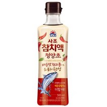 [사조] 참치액 청양초 500ml, 4개