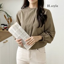 H스타일(DK)리버시블트임BL 가을 긴팔 블라우스 브라우스 BL 정장 셔츠 남방 미시