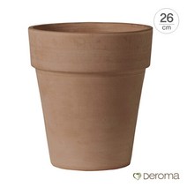 [데로마 Deroma] 테라코타 이태리토분 인테리어화분 바소 알토(26cm), 26cm:cotto