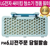 LG정품 싸이킹 청소기 배기 필터 K83RG K83VG, 1개