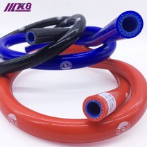 실리콘 호스 스트레이트 냉각수 호스 1 m 길이 인터쿨러 파이프 ID 6.5mm 8mm 10mm 14mm 빨간색/파란색/검, 04 Blue 12mm, Blue 12mm, 단일
