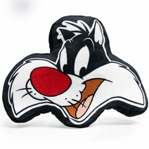 Buckle-Down 강아지 장난감 루니 툰 플러시 스퀴커 트위티 플라이 20.3 x 15.2cm8 6인치 DTPT-LTAY, Sylvester the Cat