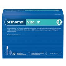 ORTHOMOL Vital M 오쏘몰 바이탈M 30일치 드링크/캡슐 마그네슘 비타민B 오메가3 칼슘 여성용 피로회복제