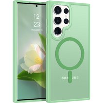 헤미션 갤럭시 S24 플러스 울트라 시리즈 맥세이프 케이스 무선 충전 지원 MagSafe 케이스 MCWS02