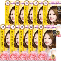 [무료배송]미쟝센 샤이닝에센스 퍼퓸 염색약 7종 염모제, 8G 밝은갈색, 10개