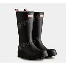 HUNTER 레인부츠 미디 블랙