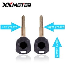 잠금장치 도난방지 오토바이 자전거 바이크 오토바이 포경 키 혼다 400 VTR250 VTE JDE -1 JDE250 Hornet, 01 12PCS Black Right