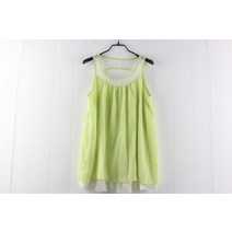 (CECIL McBEE)세실맥비 레이스배색 A라인 블라우스(M)