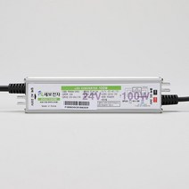 LED 안정기 SMPS 방수형 100W 24V 2개 led모듈안정기 컨버터가격 led수리 led어답터 led안정기가격 diyled, 상세페이지참조