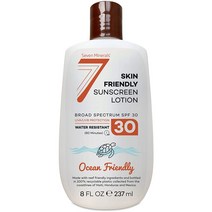 Seven Minerals 세븐 미네랄스 EWG 인증 썬스크린 로션 SPF 30 237ml Sunscreen Sensitive Skin Face UVA/UVB Sunblock