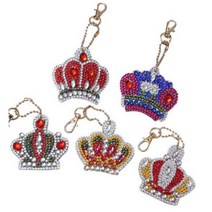 크로스코리아 보석십자수 열쇠고리패키지(2개구매시 사은품), 1세트, 만다라 5개한세트