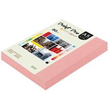 종이문화 프린트프로 칼라복사지 A5 80g No.24 핑크 250매