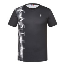 까스텔바작 BGBMTS227BK 남성 로고 포인트 라운드 반팔 티셔츠