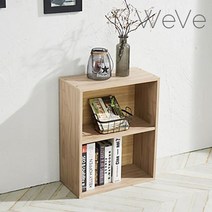 스펜 책장 높낮이 2단 DIY 조립식 조절 선반 책꽂이, 상품선택, 오크