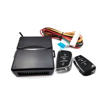 12V 자동차 열쇠 없는 항목 시스템 중앙 잠금 경보 범용 도어 창문 원격 제어 트렁크 키, [01] 1 Set, 1개