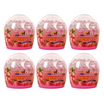 돔형 비드 방향제 350g 3가지향기 대용량 비드방향제 향기품은 비즈가 실내 향기를 바꿈니다 60일지속 6개1세트, 복숭아