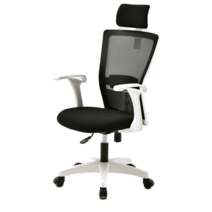 라온체어 보스200 의자 사무실 책상 컴퓨터 학생용 공부 메쉬 의자, 보스200_화이트프레임_블랙