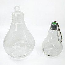 테라리움 유리 용기 행잉 전구모양 유리화분 2종 택1, 전구 유리화분_S (7.5cm), 1개