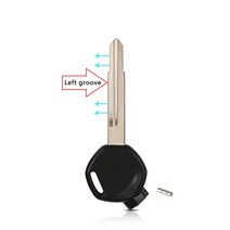 혼다 오토바이 순정 블랙5Pcs 혼다 100 125 150 CC 스쿠터에 대 한 Uncut 오토바이 점화 키 자석 도난 방지, 04 Left Groove Black