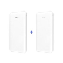 코끼리 슬림팩 일체형 C타입 5핀 보조배터리 10000mAh 1+1, 코끼리 슬림팩 일체형 C타입/5핀 보조배터리 10000mAh