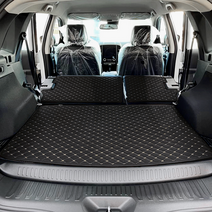 더 뉴 QM6 트렁크매트 차박매트 프리미엄 퀼팅 고급형, 브라운, 더뉴QM6 (22년7월~/가솔린/디젤)