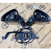 자동 접이식 전기 거울 업그레이드 키트 아우디 A4 B9 8W LHD 용, 02 no module